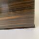Mail holder, Art Deco, wood and metal