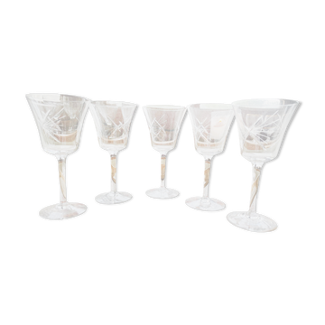 Lot de 5 coupes