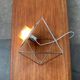 Poliedra table lamp from the Italian space age by Felice Ragazzo for Guzzini