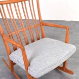 Oak ML33 Rocking Chair by Hans J. Wegner for A/S Mikael Laursen, 1950s