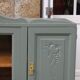 Renovated vintage sideboard with khaki paint – Haussmann chic & bohemian style