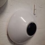 Pair of polychrome Murano glass wall lights, 1990s.