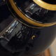Vase 30s blue of Sèvres and gold Ste Radégonde or Tours Pinon (unsigned)