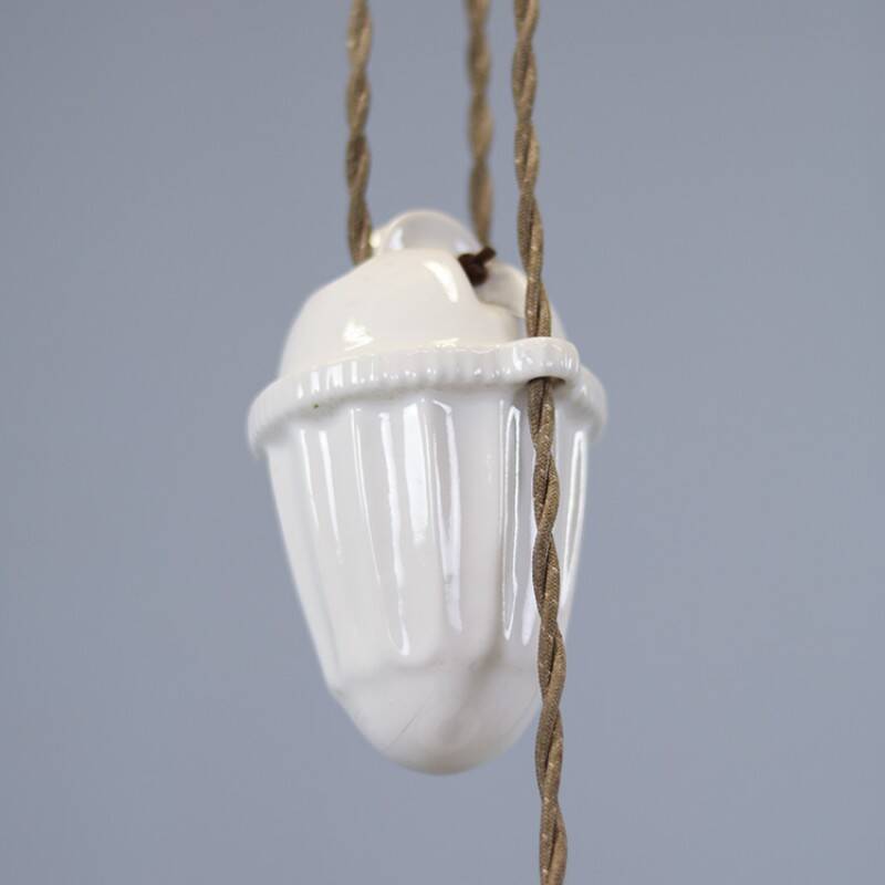 Antique adjustable pendant lamp