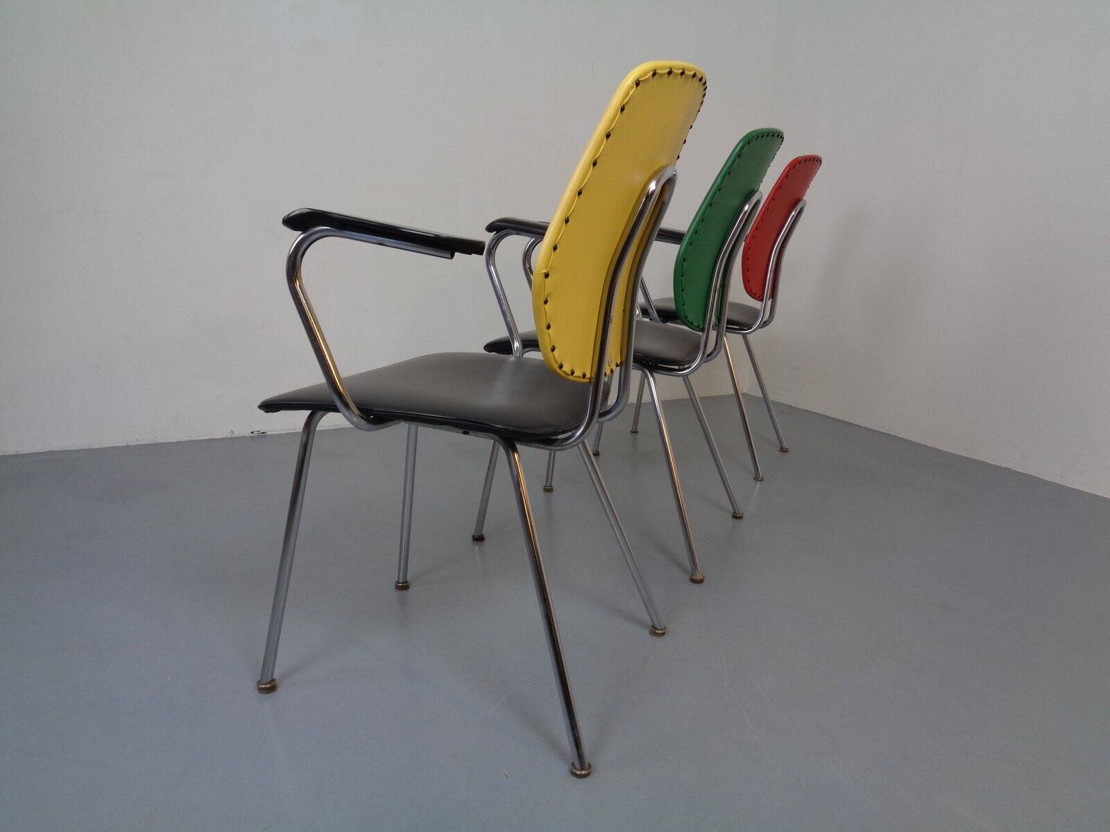 Mid-Century Armchairs from Drabert, 1960s, Set of 3
