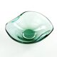 Mid-century modern decorative bowl, glass, Val Saint Lambert, Belgium, 1950s