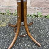 Vintage parrot standing coat rack 70s curved wood French coat rack Bentwoo parrot