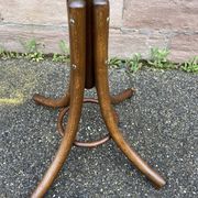Vintage parrot standing coat rack 70s curved wood French coat rack Bentwoo parrot