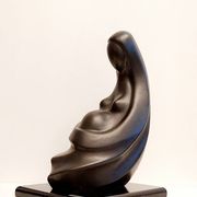 Statuette moderniste céramique