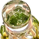 Carafe à vin en cristal, motif osman, signé val st lambert