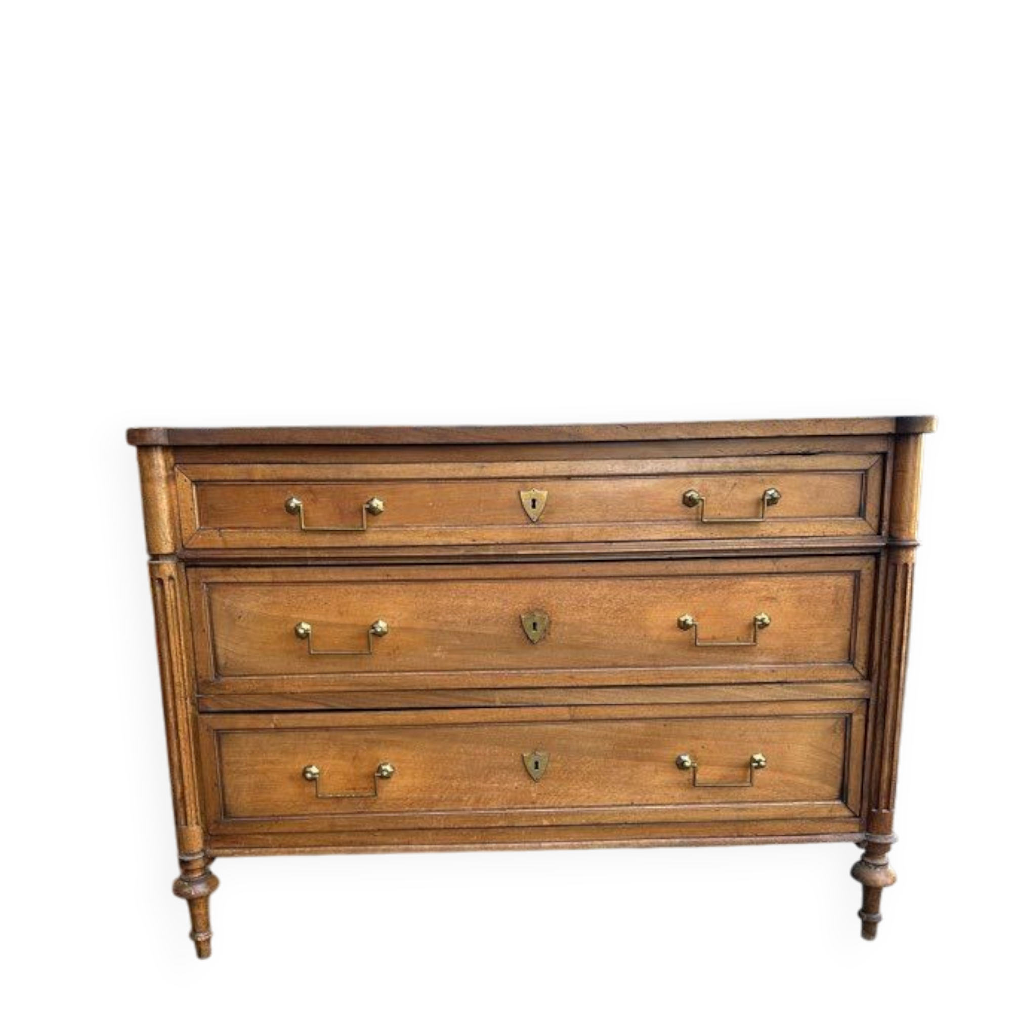 Antique chest of drawers with 3 drawers in Louis XVI style