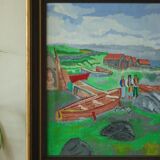 Fishing village by K. Ganzer