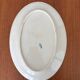 Set of 2 oval dishes, Longchamp ironstone, Denise model, blue flower.