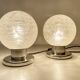 Pair Vintage Space Age Table Lamps from Doria