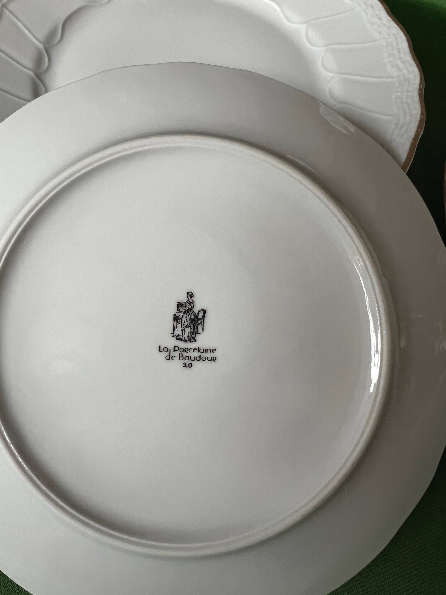 La porcelaine de Baudour. Service de table.