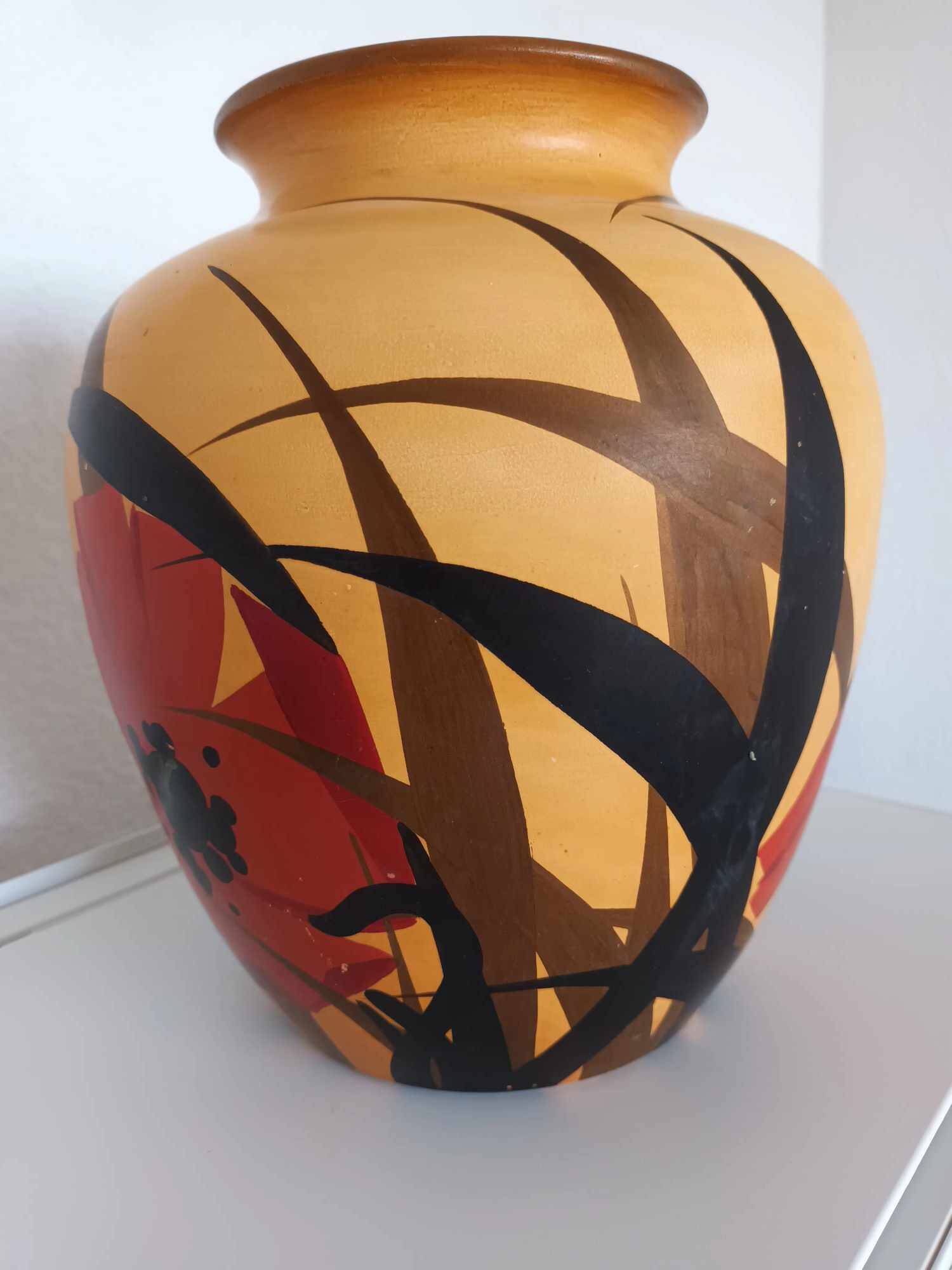 Vase G Giraud de Vallauris signed