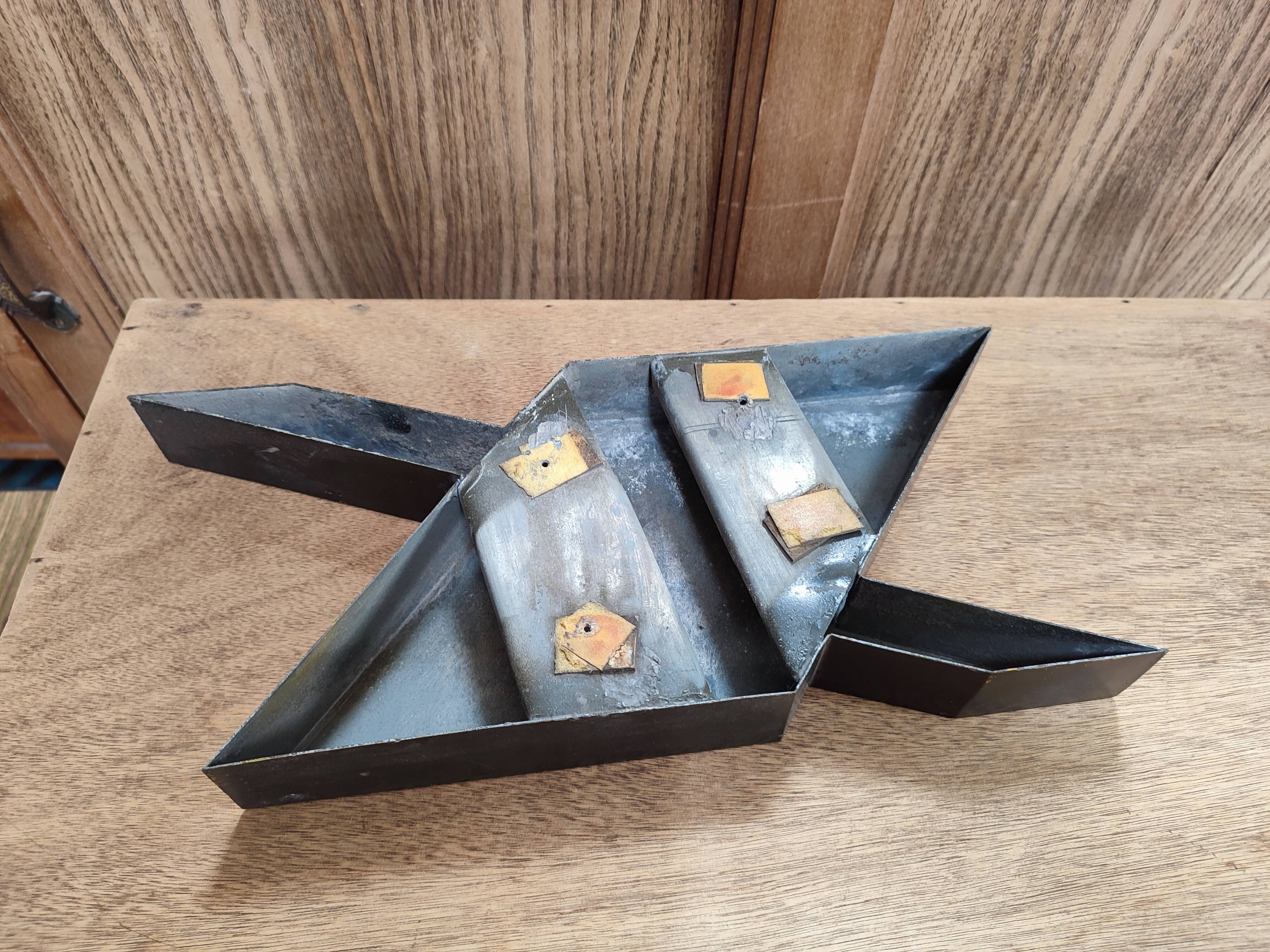 Vintage sign letter X year 50