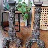 Gothic style chenets