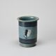 Small glazed ceramic pot by Menelika pottery, circa 1950.