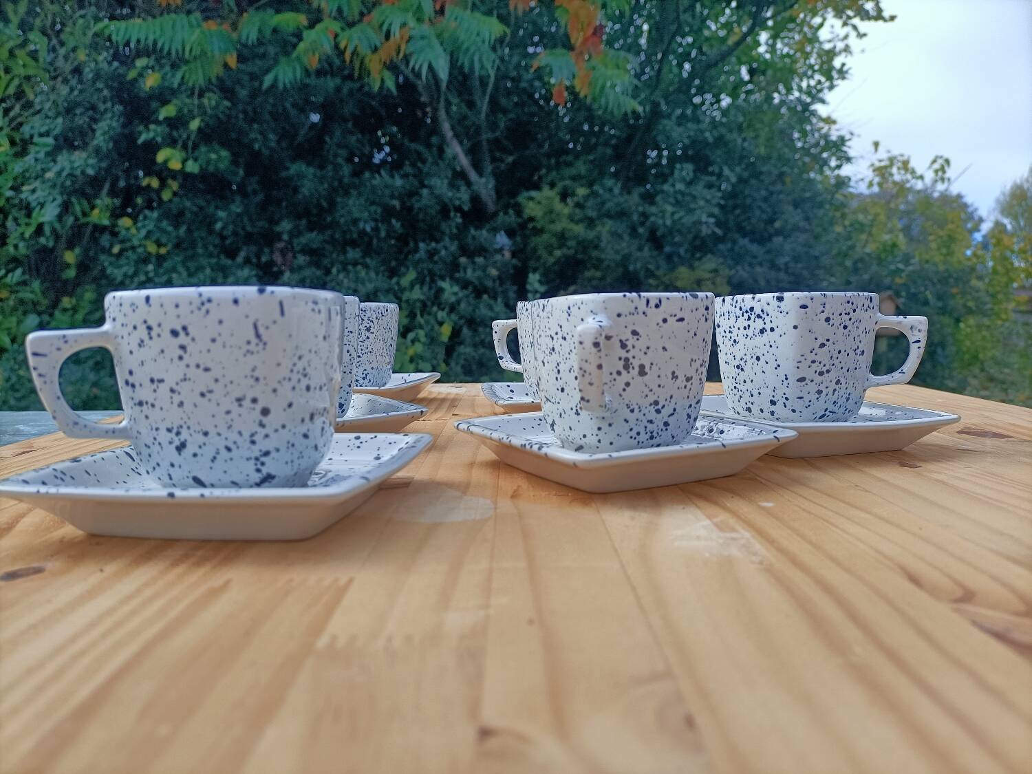 Set of Contemporary Coffee Cups