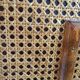Commode vintage rotin et cannage
