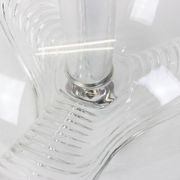 Transparent glass pendant designed by Koch & Lowy, Germany, 1970s