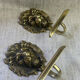 Lion head coat hooks in solid brass, Peerage England