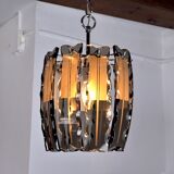 Black Veca chandelier in Murano glass Italy 1970