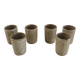 Set of 6 stoneware glasses La Borne Migeon