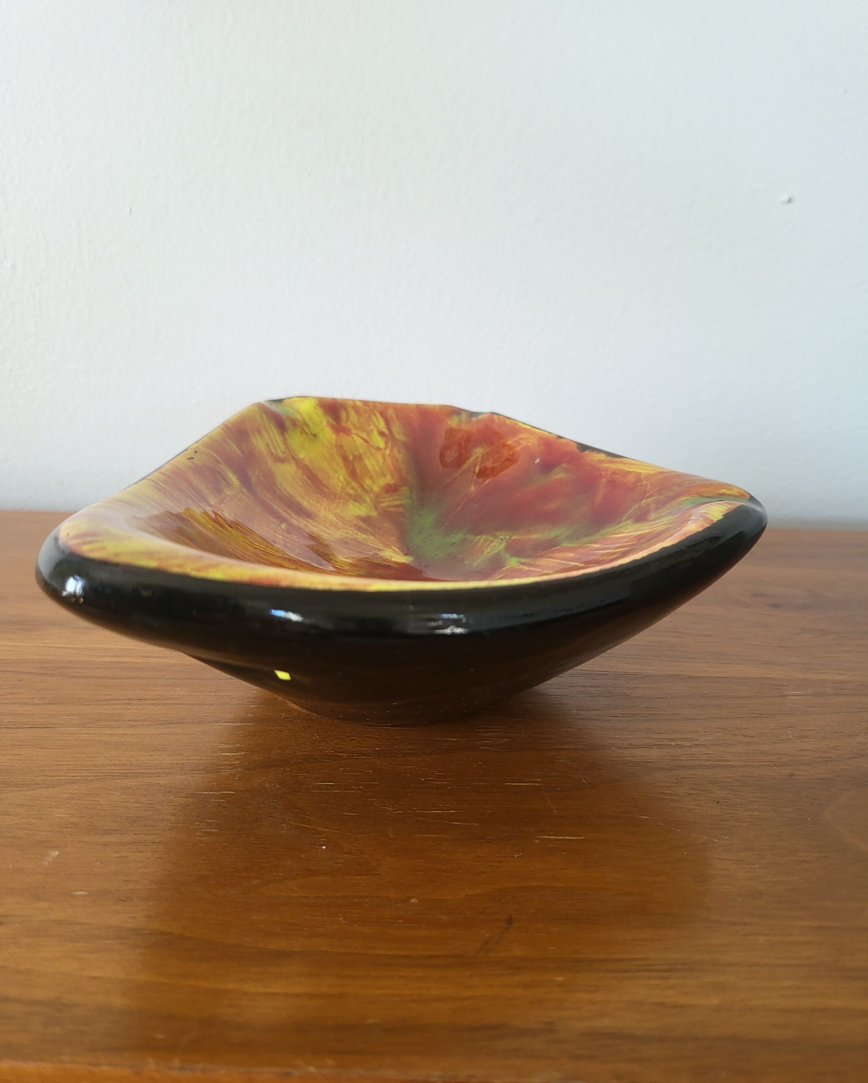 Vintage Ceramic Ashtray Pocket Tray