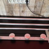 Aluminum wall coat holder