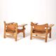 Pair of The Spanish Chair model BM2226 armchairs by Børge Mogensen