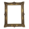 Antique golden wood frame