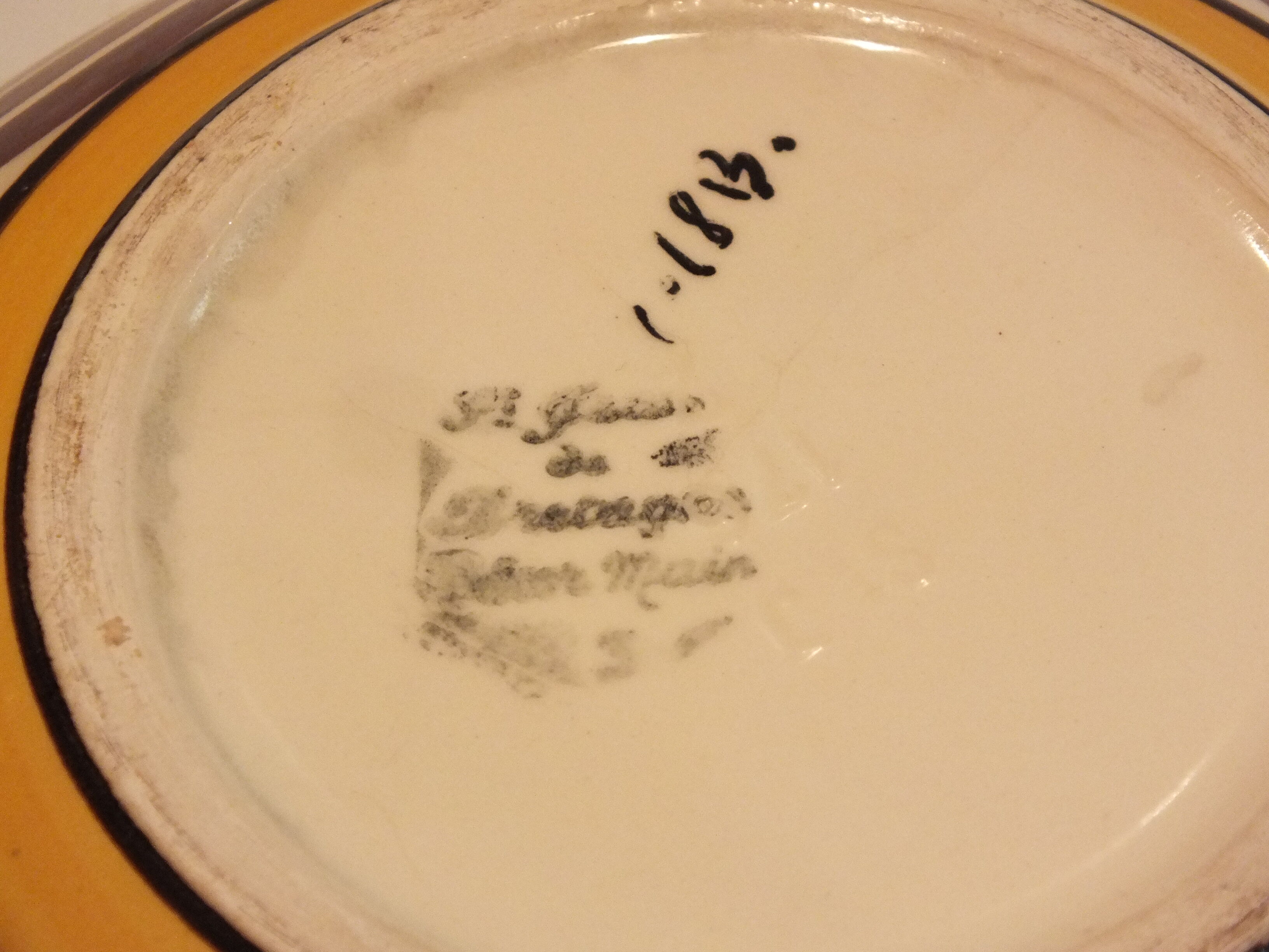 Saint Jean de Bretagne dessert service - 6 ramekins + salad bowl