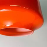 Orange glass pendant lamp Polam-Pila, 1970s.