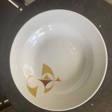 White porcelain deep dish, Schirnding Bavaria, design, vintage 1970