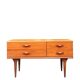 Small teak enfilade, English edition from the 1970s.