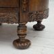 1930s, Scandinavian side cabinet, dark oak wood.