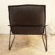 Fauteuil tubulaire noir