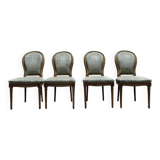 Suite de 4 chaises style Louis XVI "Fer à cheval"