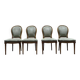 Suite de 4 chaises style Louis XVI "Fer à cheval"