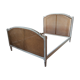 Louis XVI style antique bed double canage 2 people