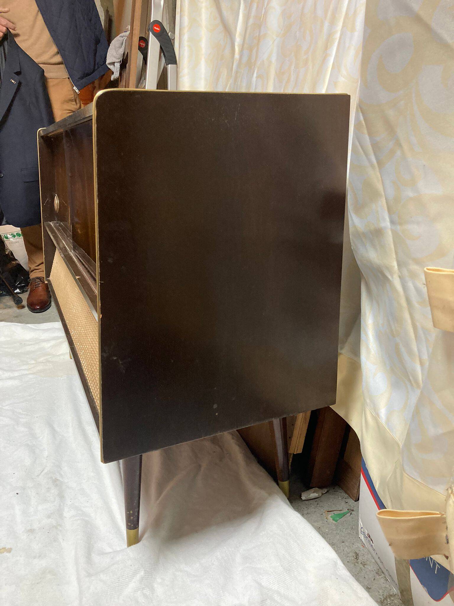 Buffet vintage Telefunken - Meuble radio stéréo TW 504