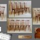 Suite de 4 chaises bistrot vintage Baumann "Menuet"