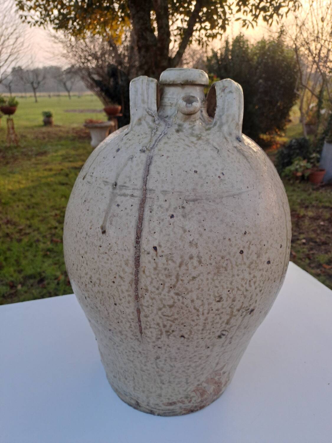 Large glazed stoneware jug