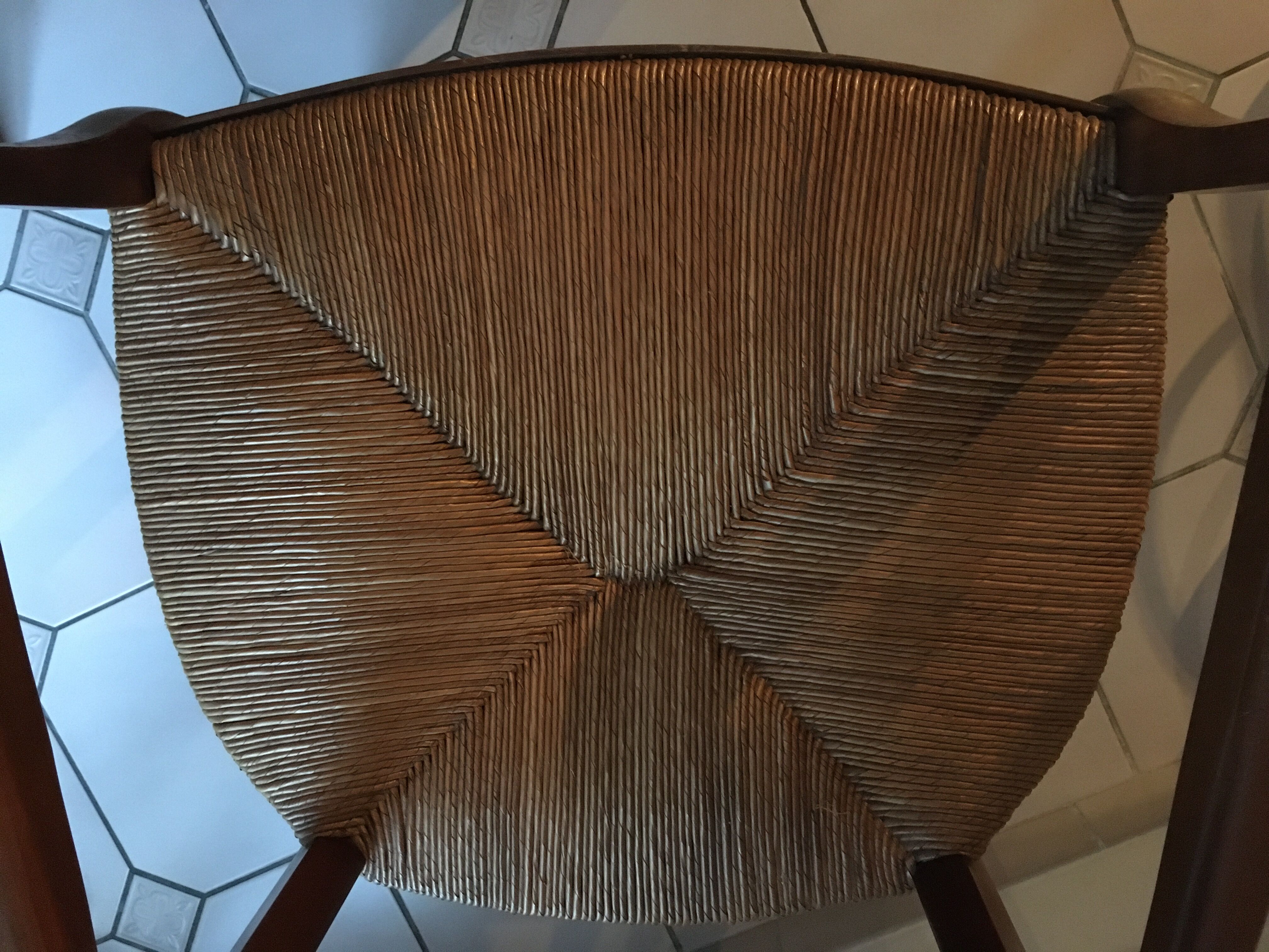 Solid cherry armchair