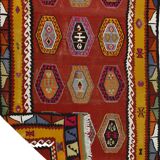 Authentic Vintage Turkish Kilims & Handwoven Rugs – Unique Home Decor Pieces 183x 344 cm