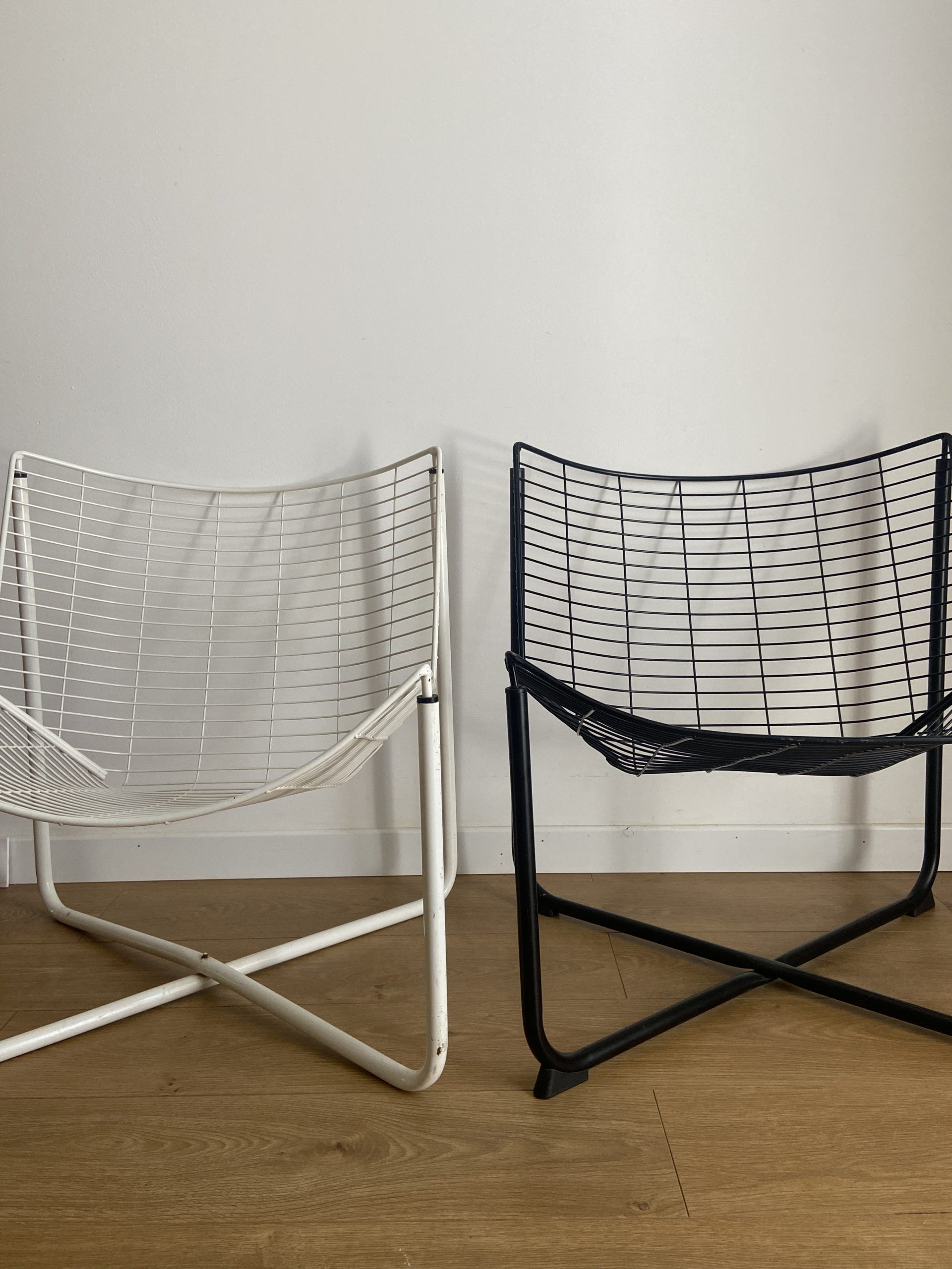 Black räane armchair by niels gammelgaard for ikea