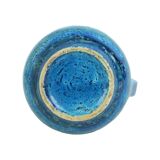 Blue Bitossi Vase Ear Vase Rimini Blue Aldo Londi Design Sixties