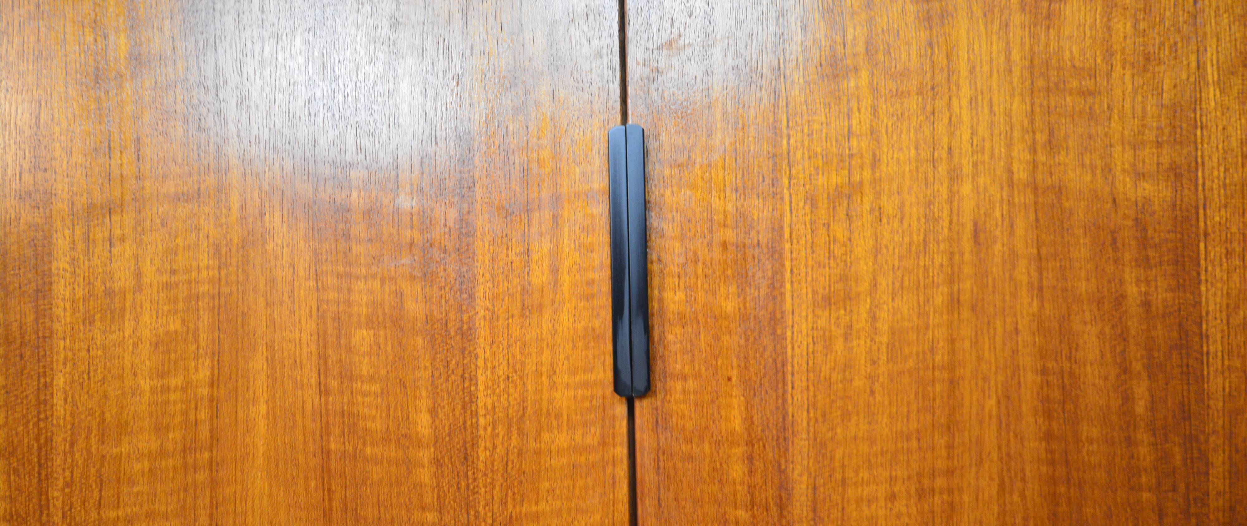 Scandinavian teak sideboard and “pin” legs